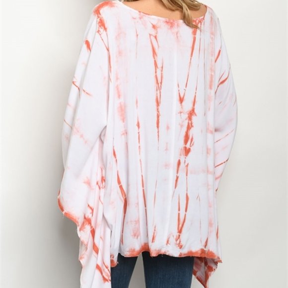 TIE DYE BOHO STYLE TOP - Picture 2 of 3